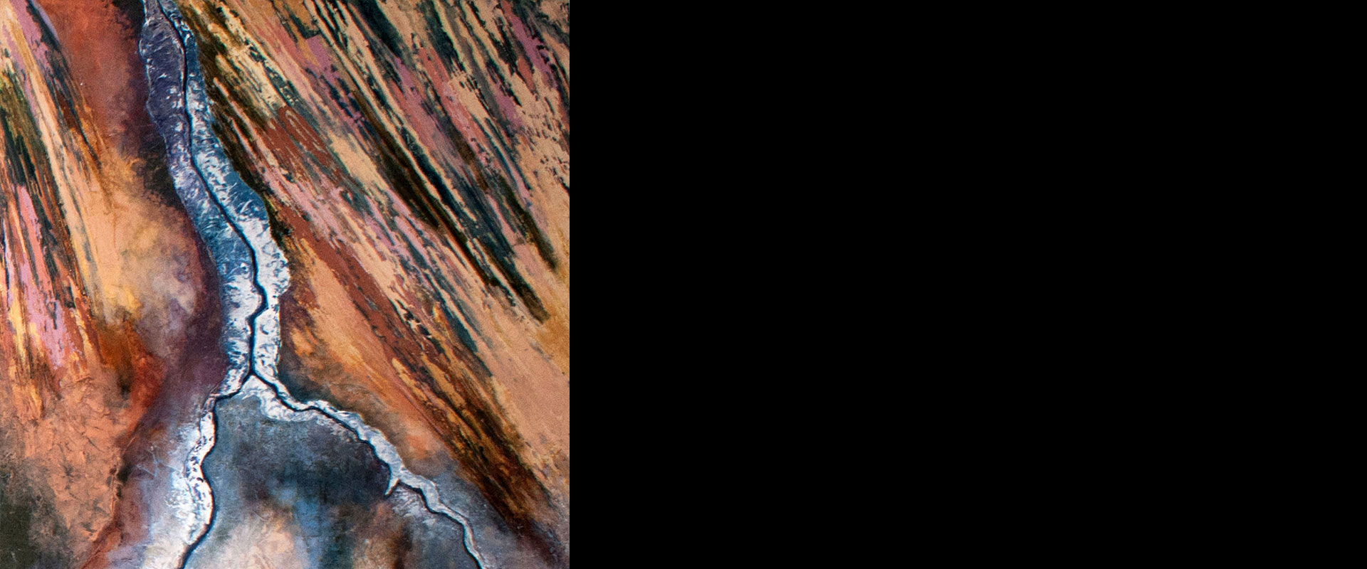 Kalahari Desert, Namibia Ssatellite image